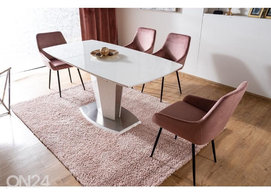 Удлиняющийся обеденный стол 120-160x80 cm увеличить