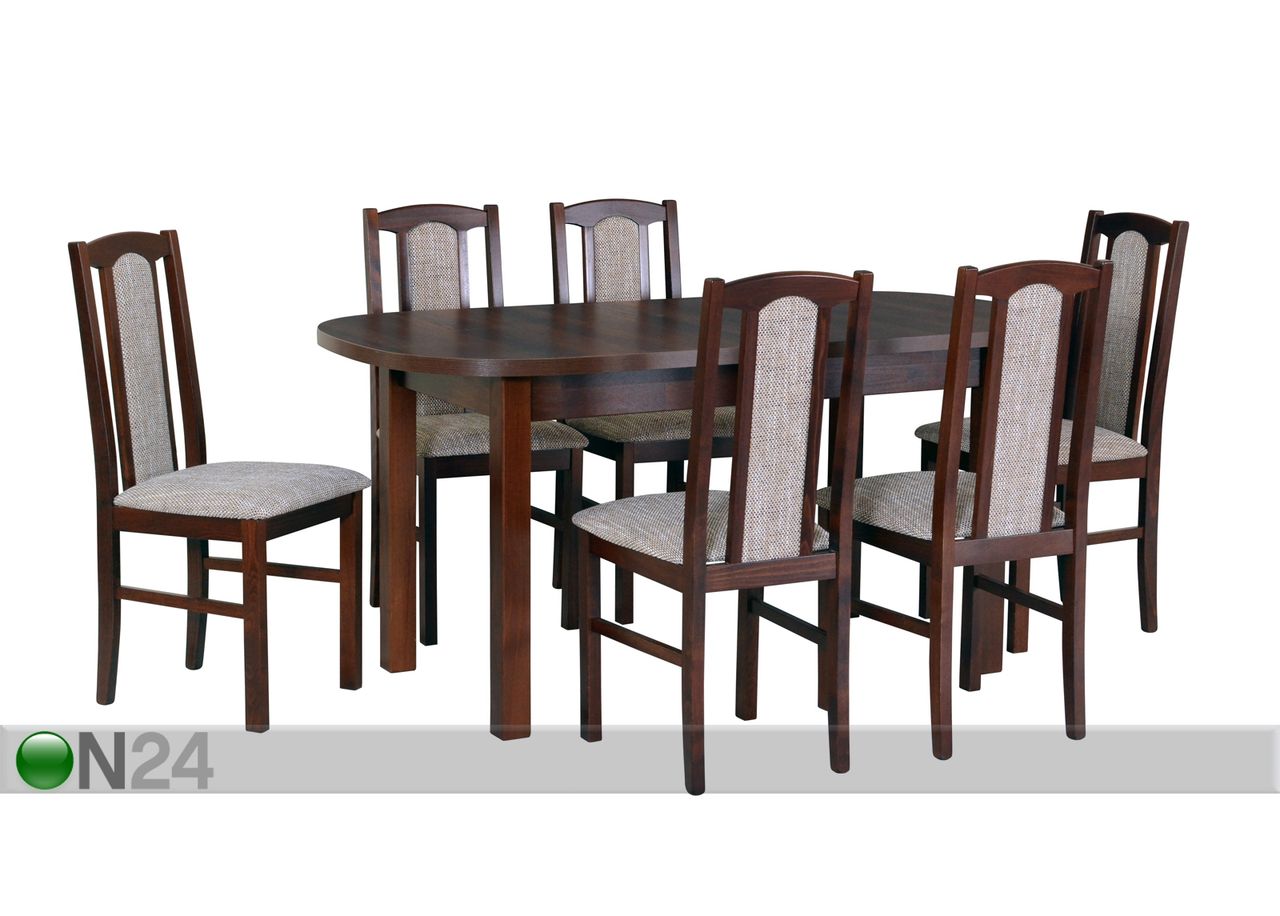 Удлиняющийся обеденный стол 160-200x80 cm увеличить