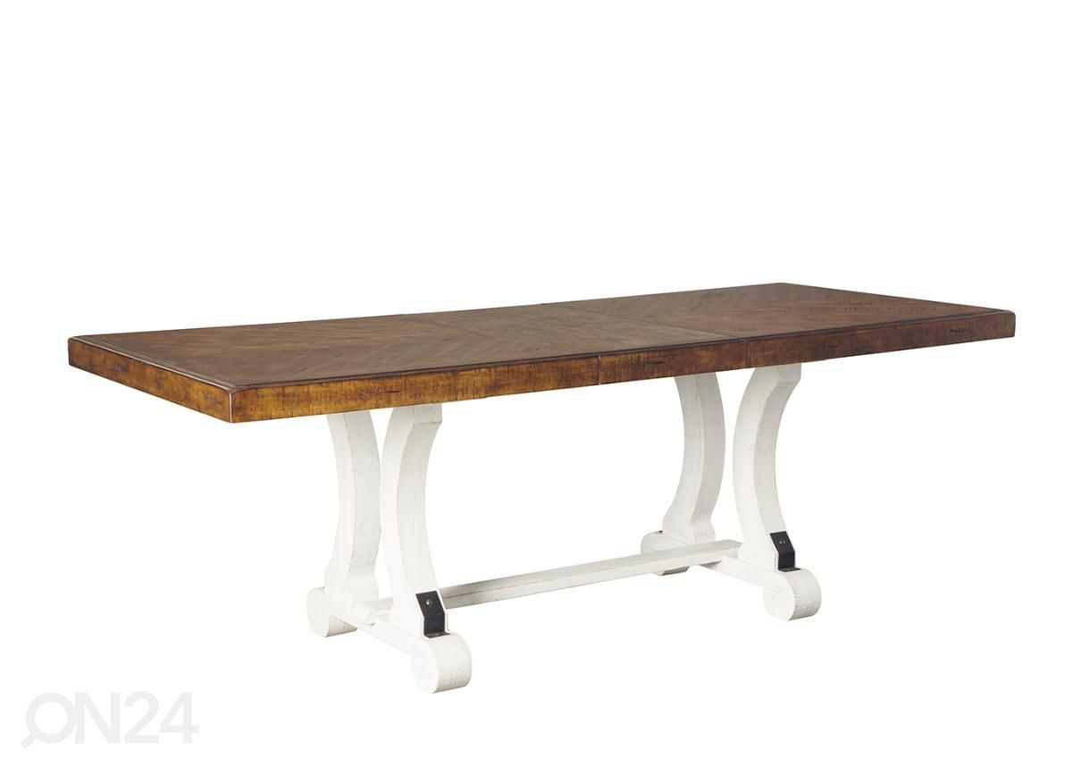Удлиняющийся обеденный стол 177/218x91 cm увеличить