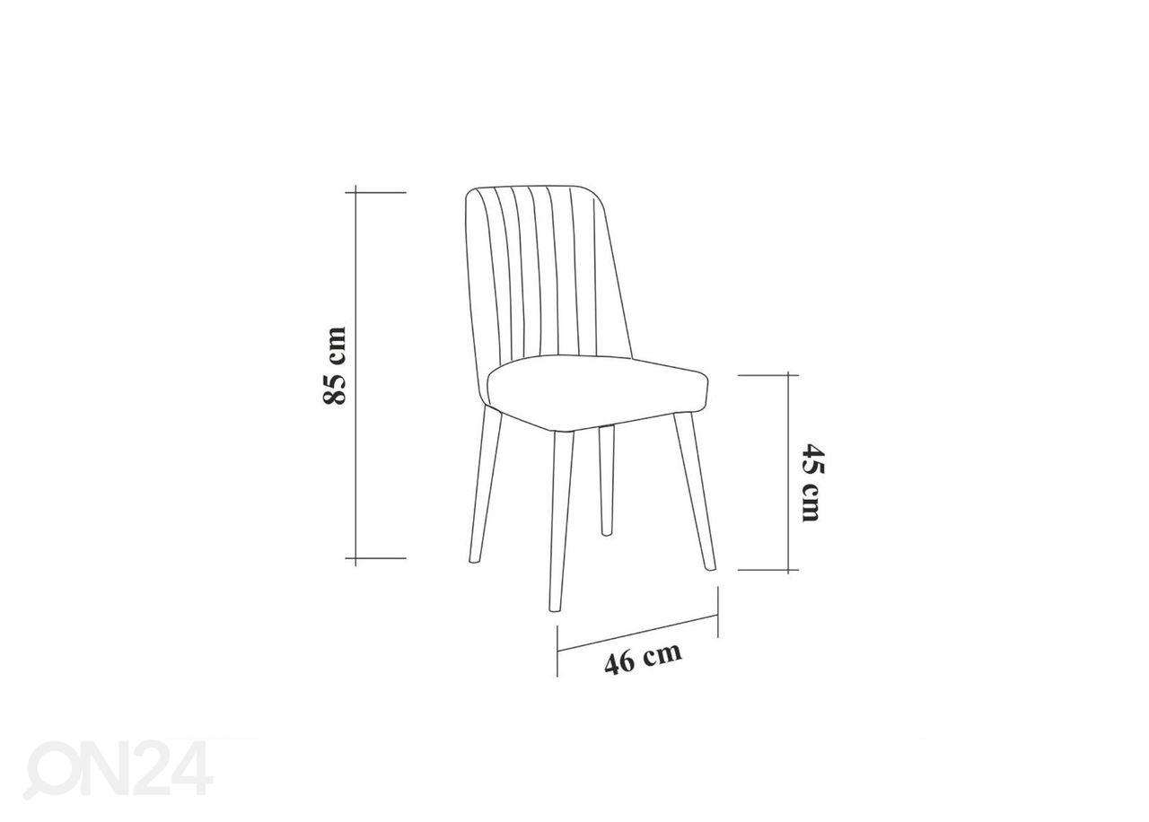Удлиняющийся обеденный стол 80x130-165 cm + 2 стула +скамья увеличить