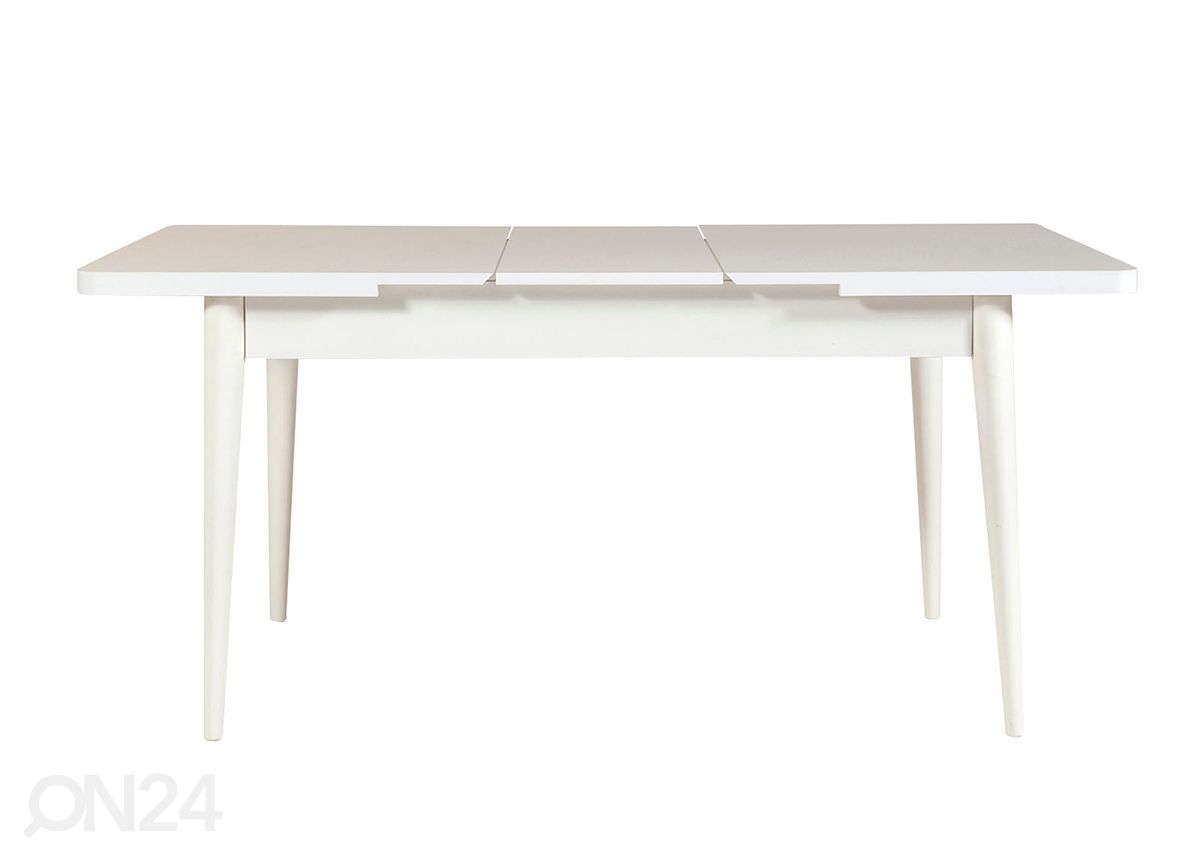 Удлиняющийся обеденный стол 80x130-165 cm + 2 стула+2 скамьи увеличить