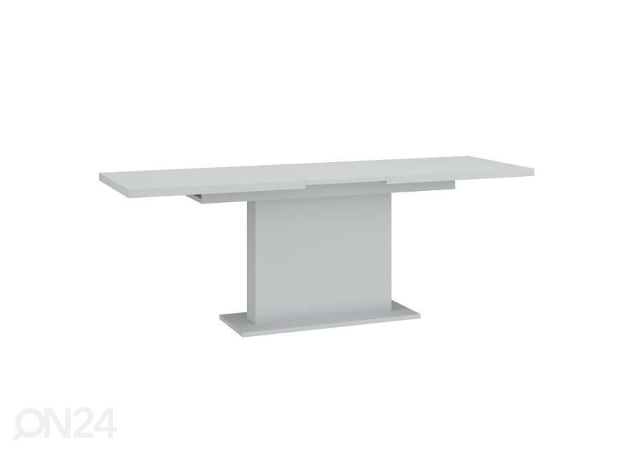 Удлиняющийся обеденный стол Alverno 160-200x90 cm, светло-серый увеличить