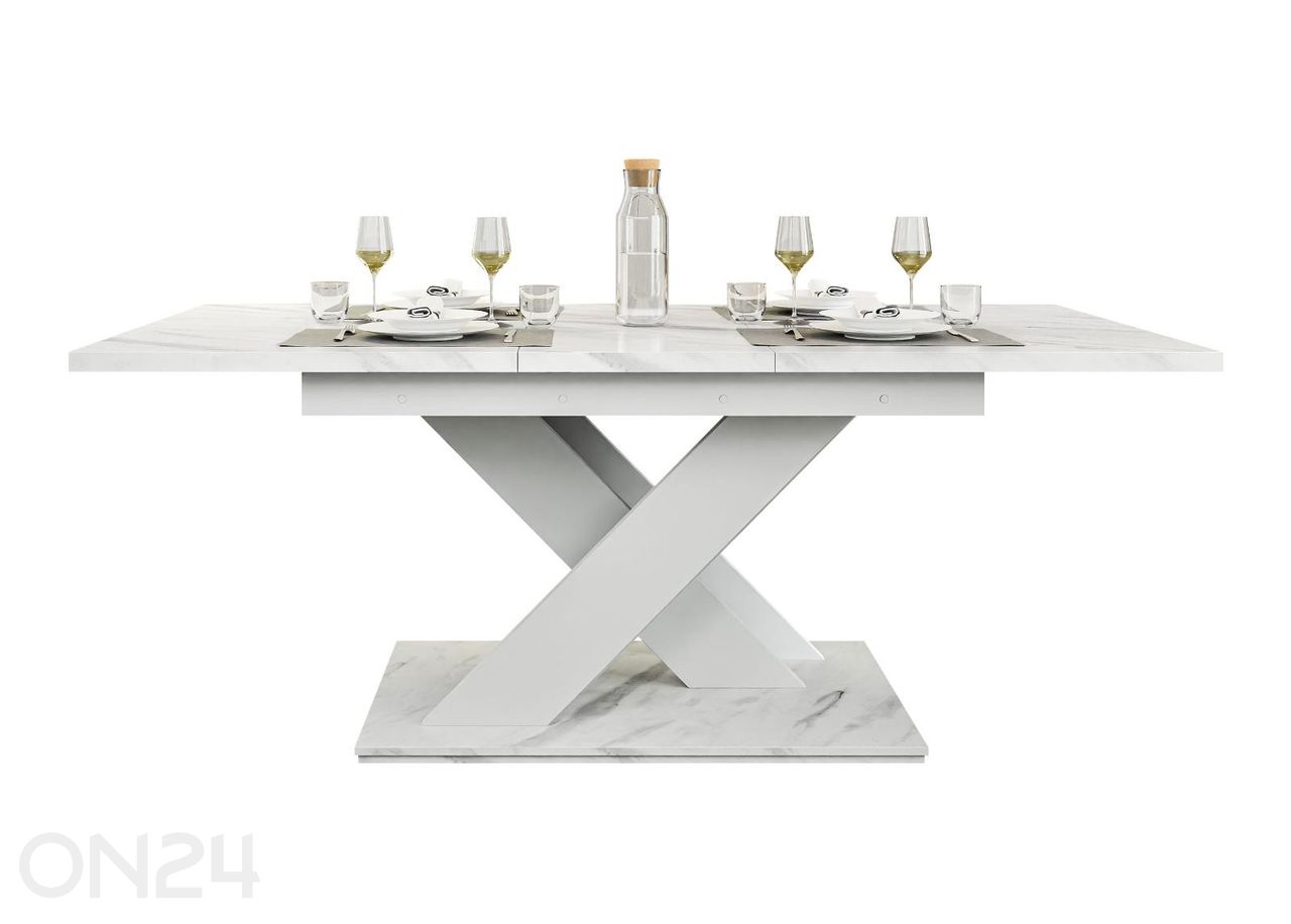 Удлиняющийся обеденный стол Bronx 80x140/180 см увеличить