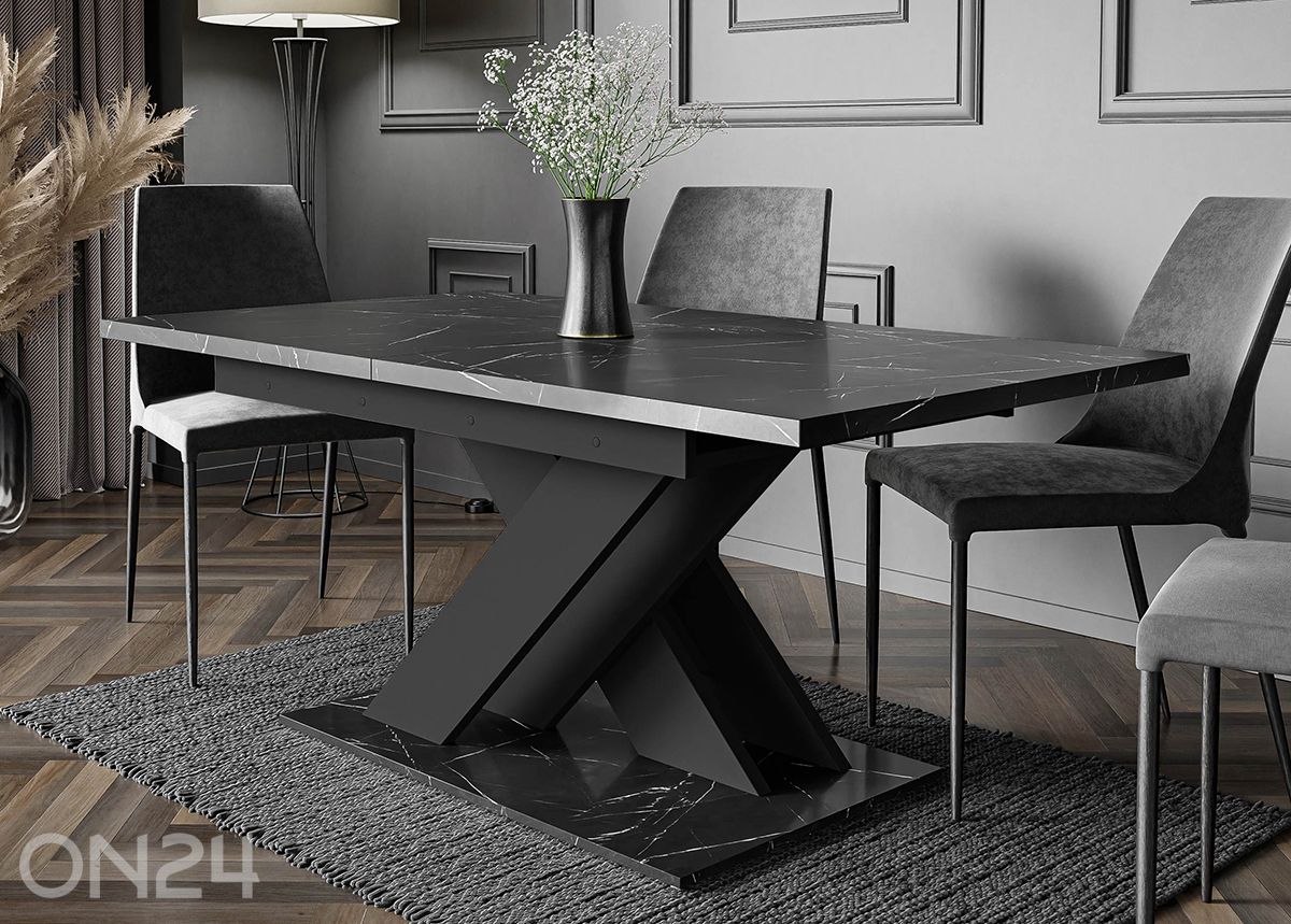 Удлиняющийся обеденный стол Bronx 80x140/180 см увеличить