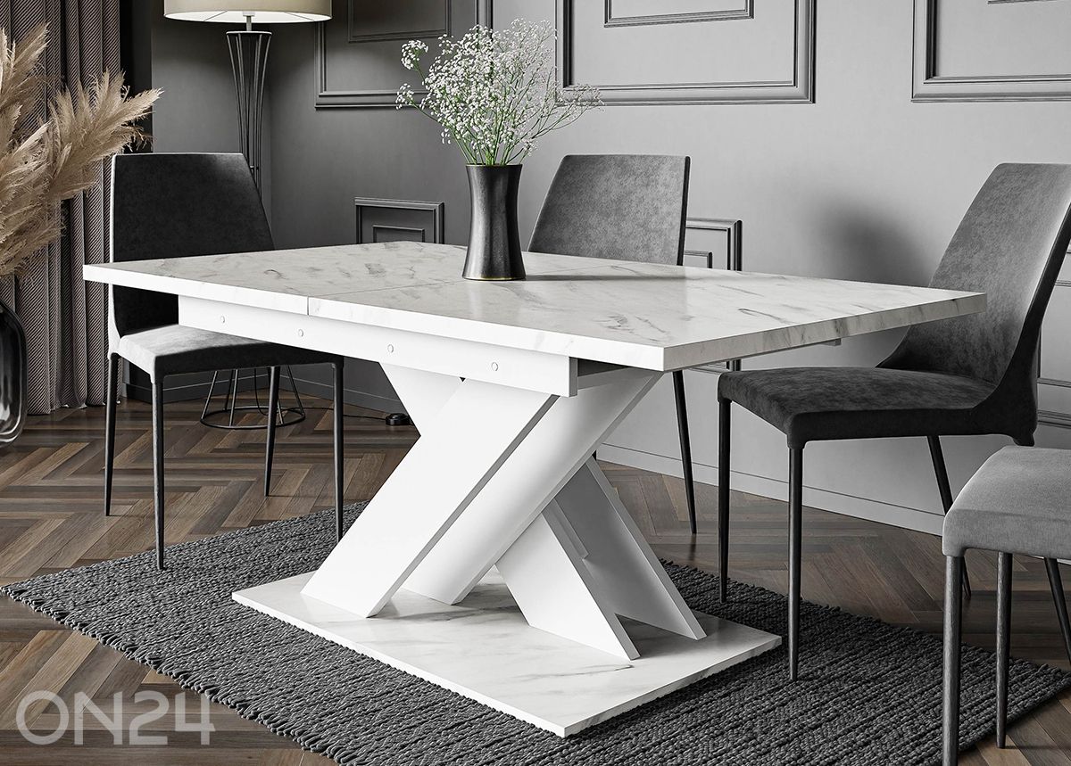 Удлиняющийся обеденный стол Bronx 80x140/180 см увеличить