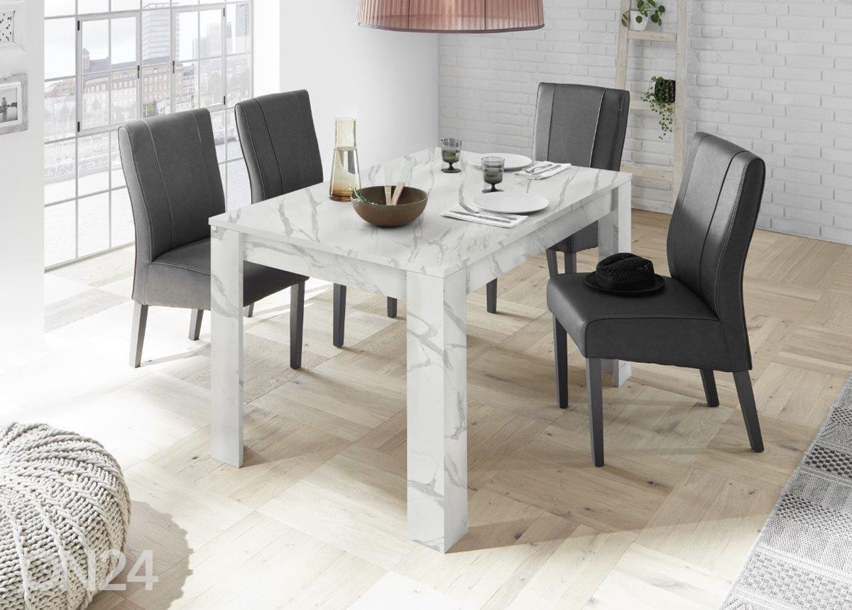 Удлиняющийся обеденный стол Carrara 137-185x90 cm увеличить