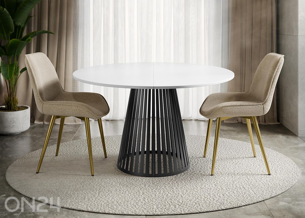 Удлиняющийся обеденный стол Cone 100x100/176 см увеличить