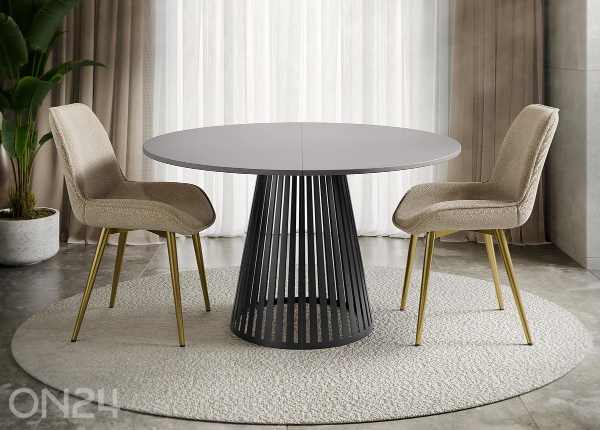 Удлиняющийся обеденный стол Cone 100x100/176 см увеличить