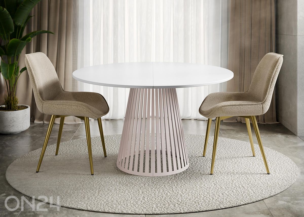 Удлиняющийся обеденный стол Cone 100x100/176 см увеличить