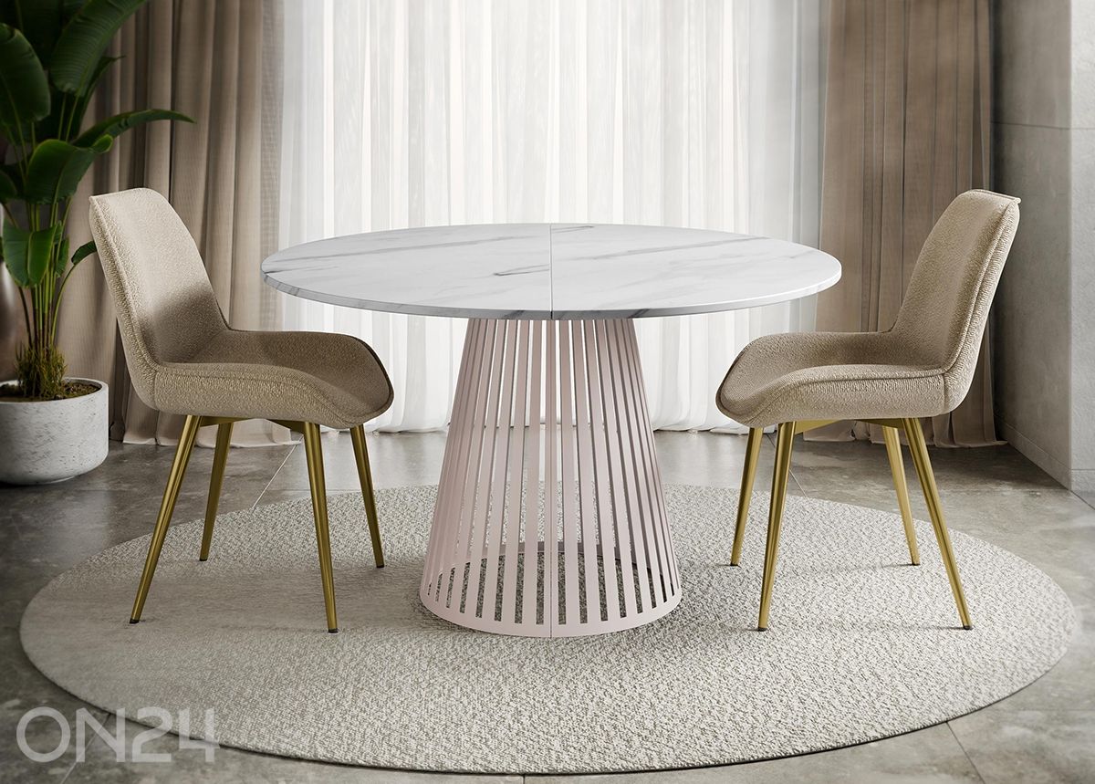 Удлиняющийся обеденный стол Cone 100x100/176 см увеличить