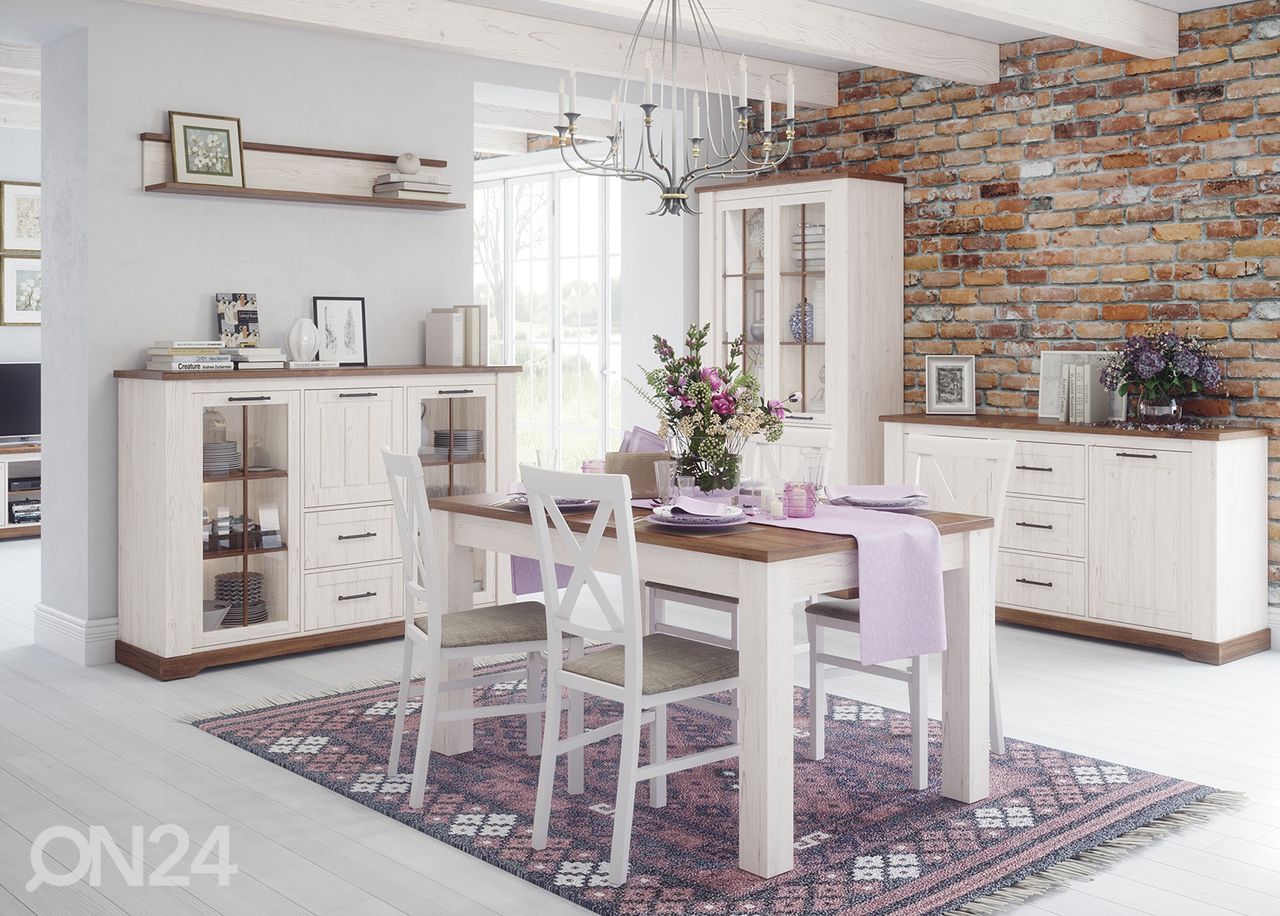 Удлиняющийся обеденный стол Country Country 90x140-214 cm увеличить