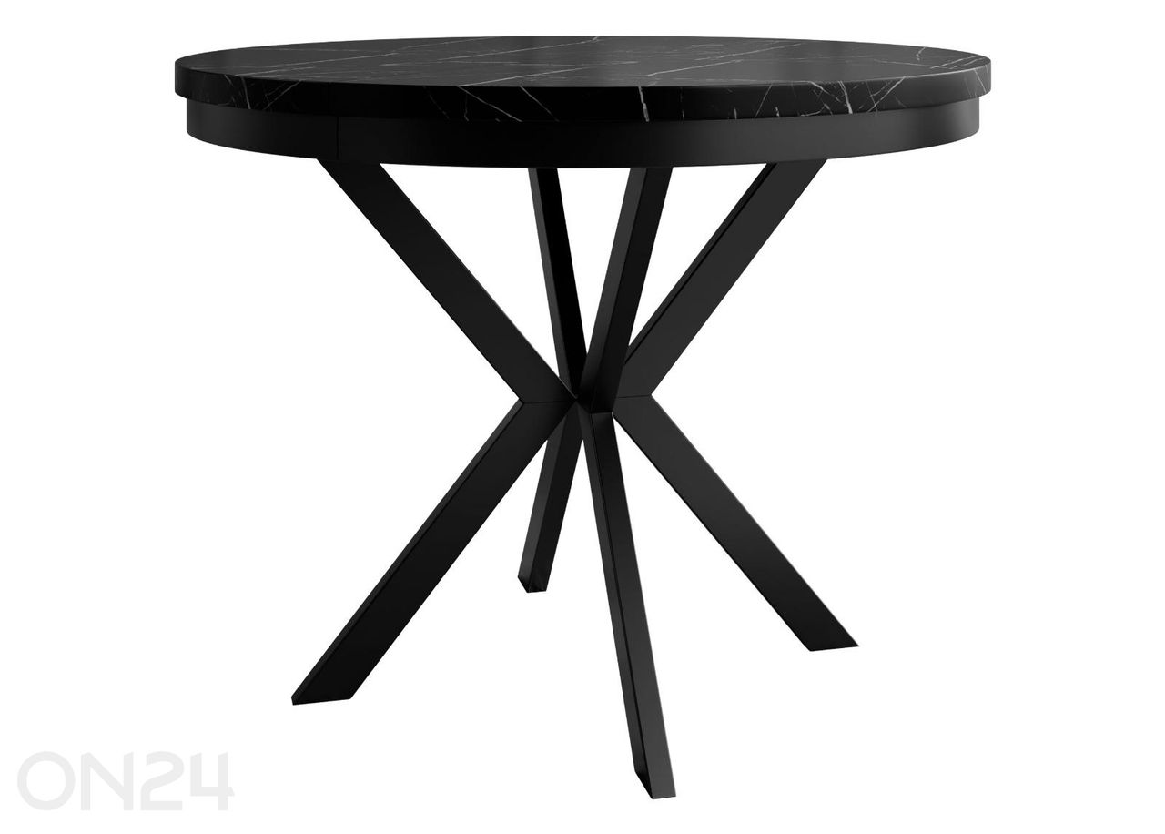 Удлиняющийся обеденный стол Edder 90x90/166 см увеличить