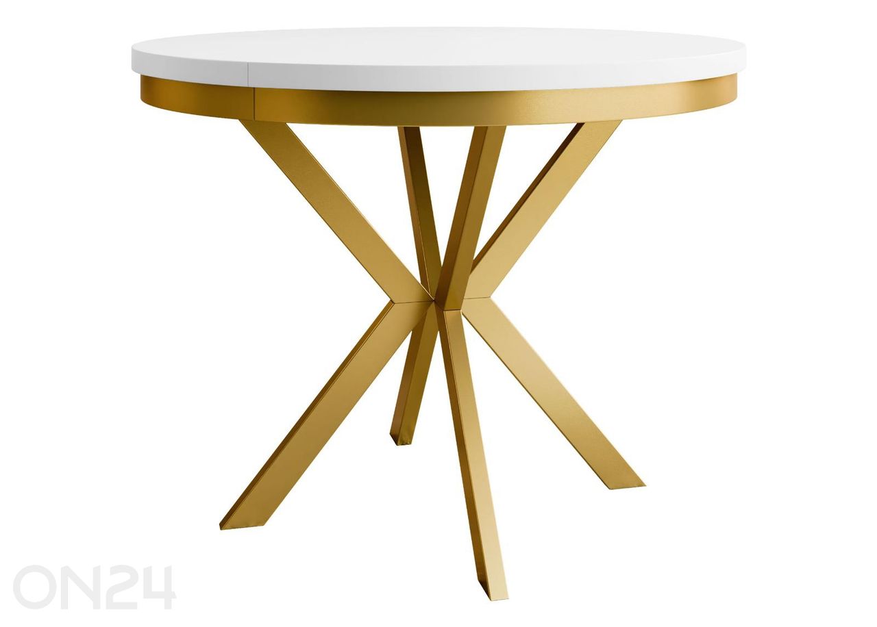 Удлиняющийся обеденный стол Edder 90x90/166 см увеличить