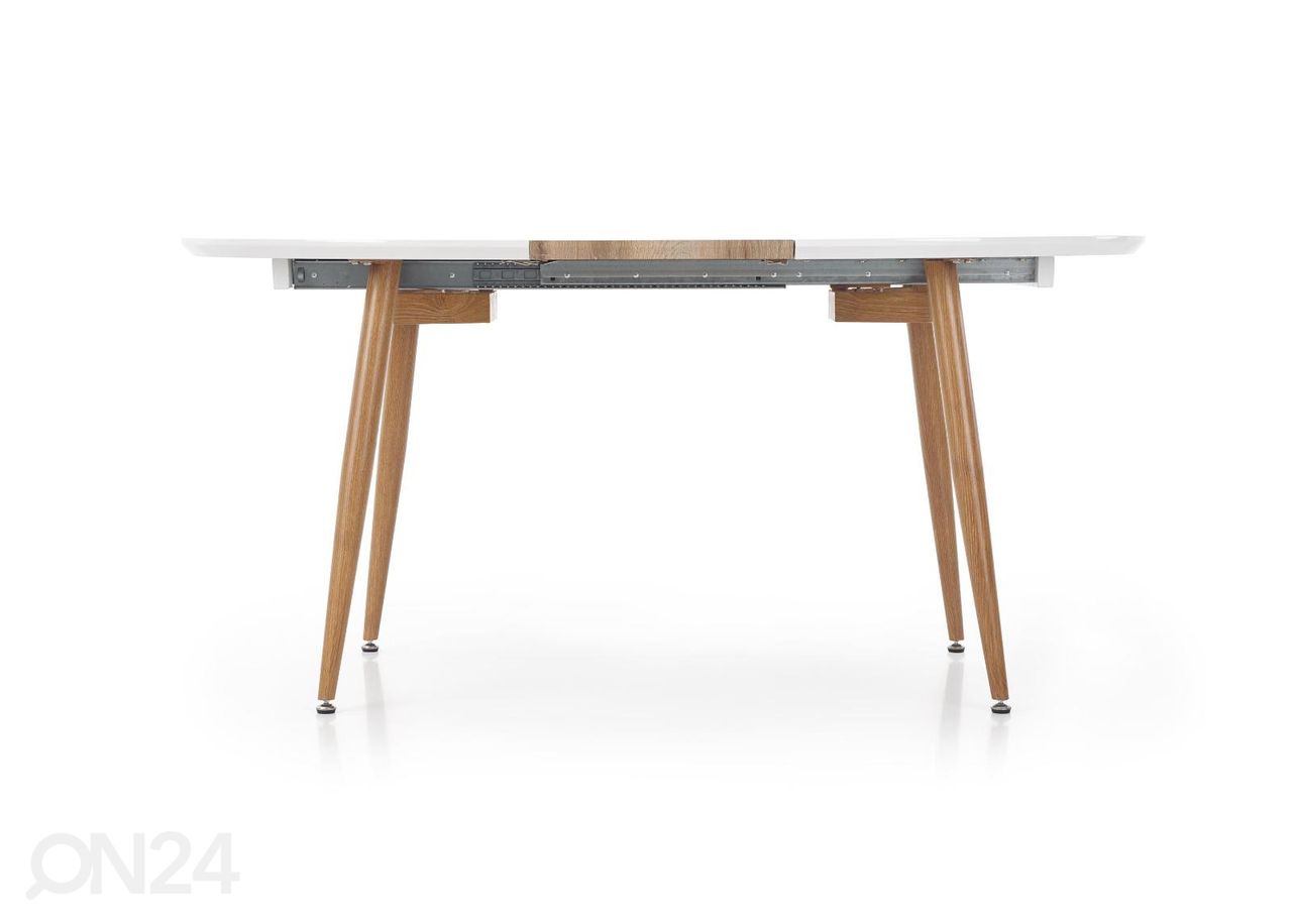 Удлиняющийся обеденный стол Edward 100x120/200 см увеличить