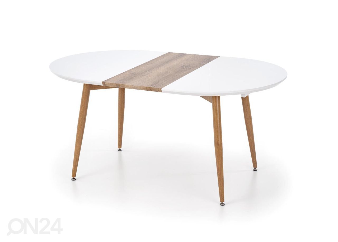 Удлиняющийся обеденный стол Edward 100x120/200 см увеличить