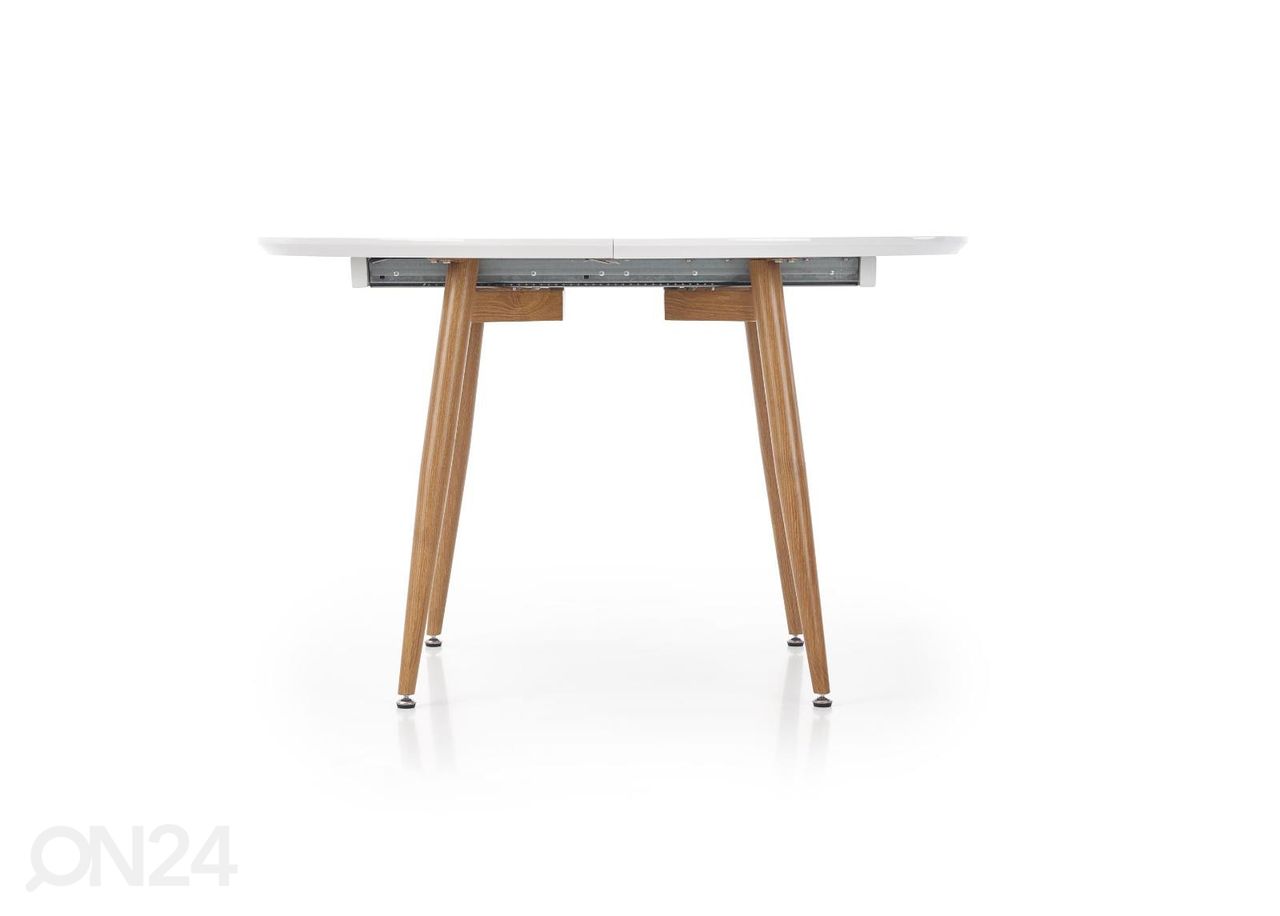 Удлиняющийся обеденный стол Edward 100x120/200 см увеличить