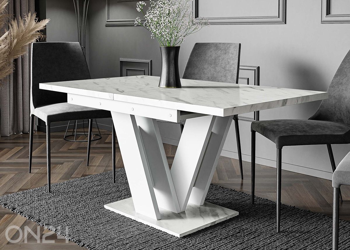 Удлиняющийся обеденный стол Mas 80x120/160 см увеличить