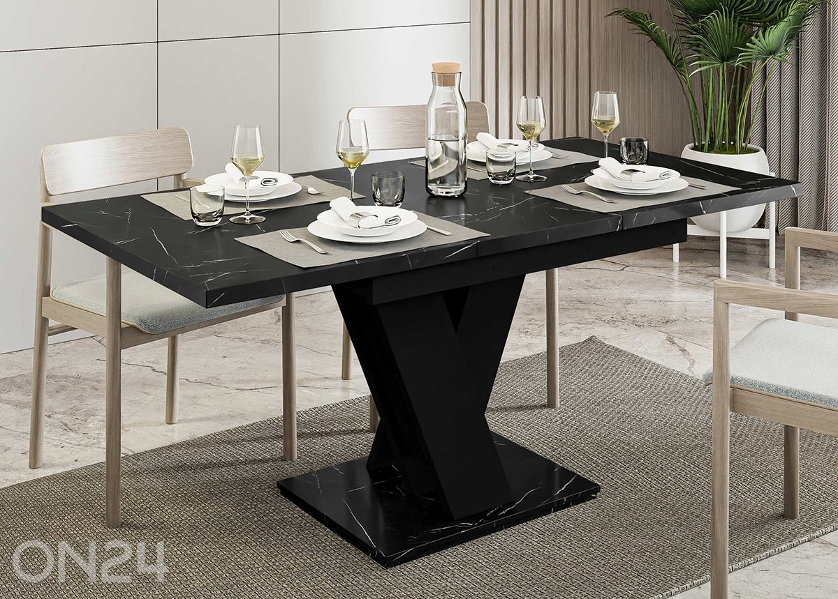 Удлиняющийся обеденный стол Mas 80x120/160 см увеличить