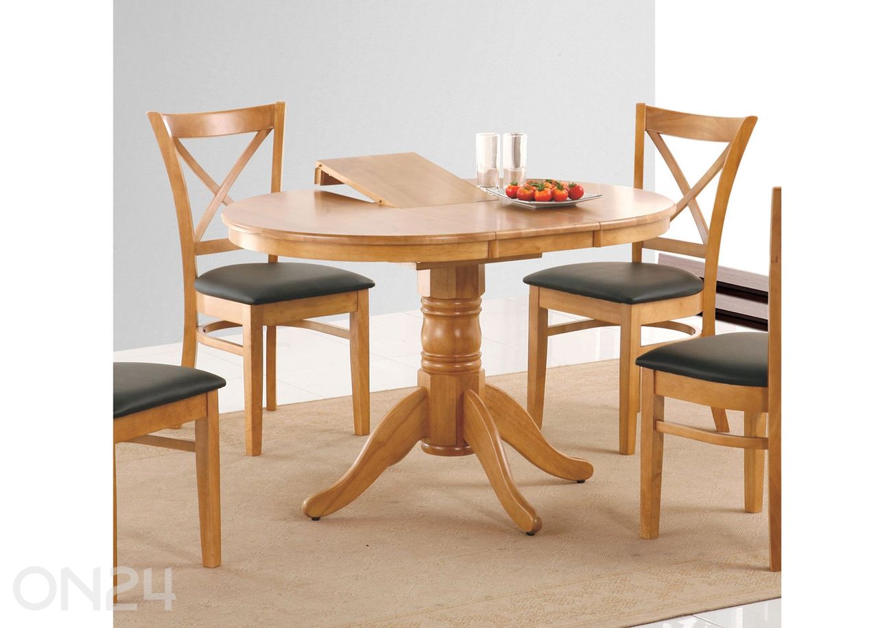 Удлиняющийся обеденный стол Mix & Match 90x90+30 см увеличить