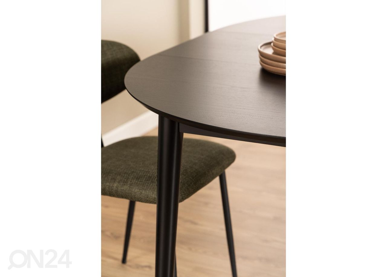 Удлиняющийся обеденный стол Monz Ø115/154 cm увеличить