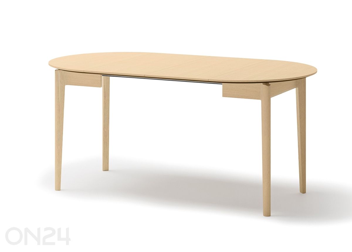 Удлиняющийся обеденный стол Plot Ø 90x90/210 см увеличить