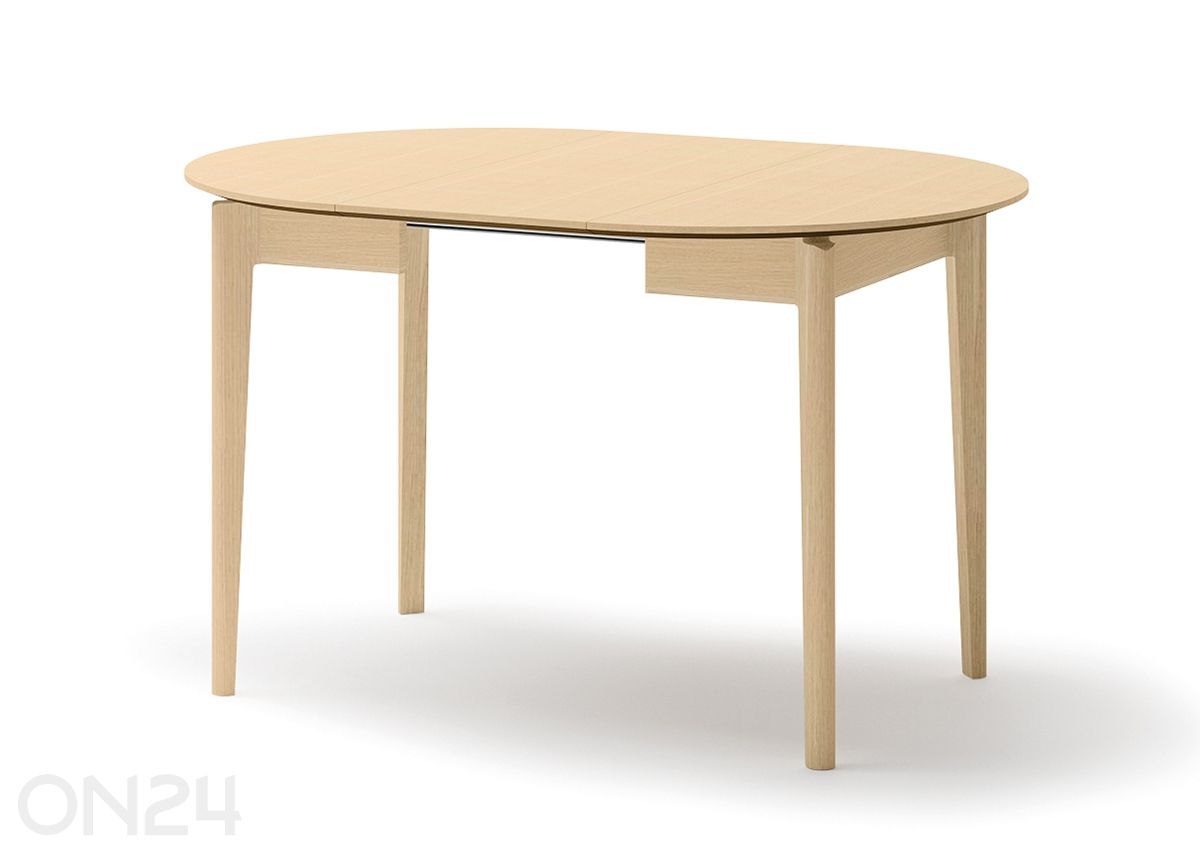 Удлиняющийся обеденный стол Plot Ø 90x90/210 см увеличить