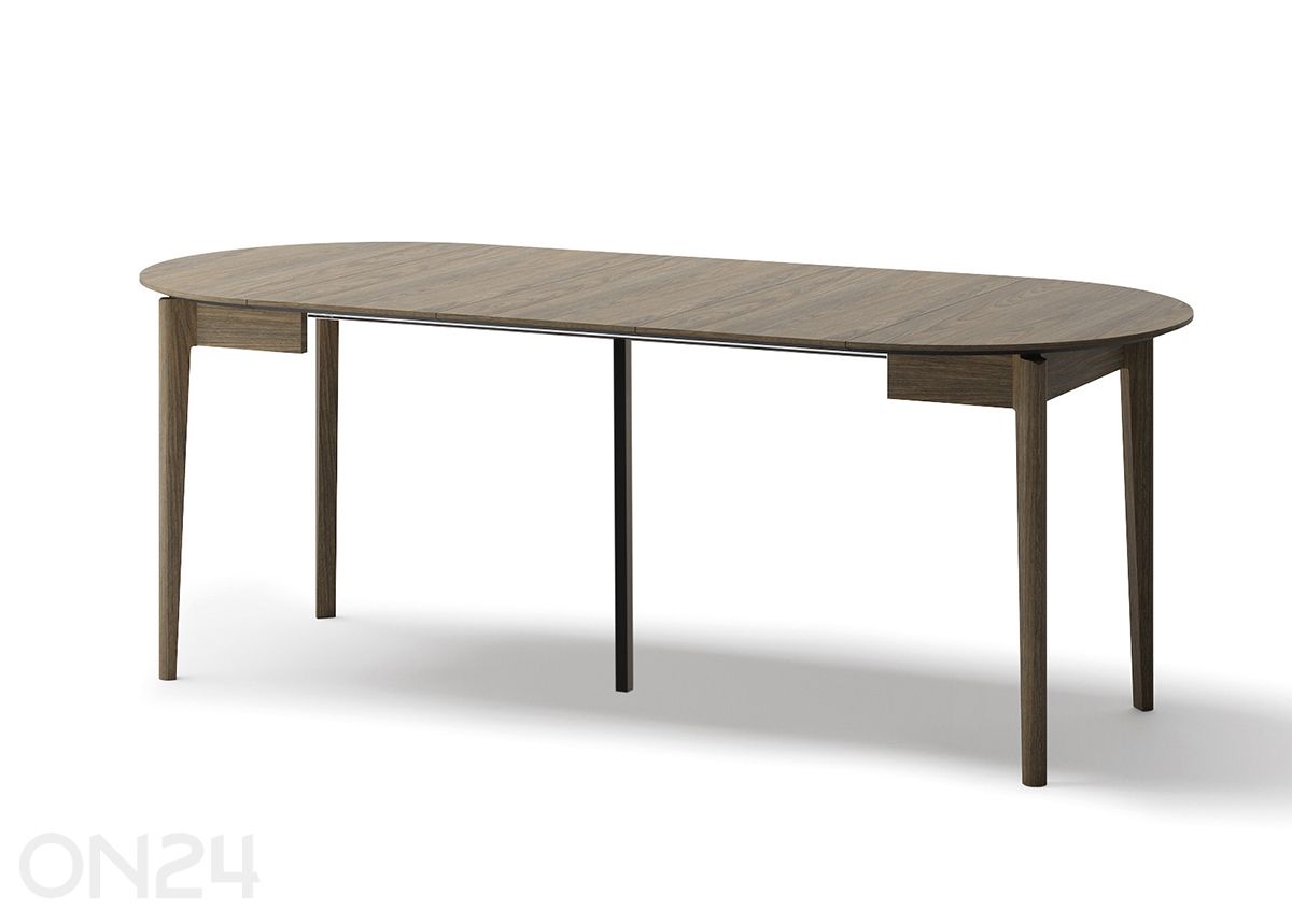 Удлиняющийся обеденный стол Plot Ø 90x90/210 см увеличить