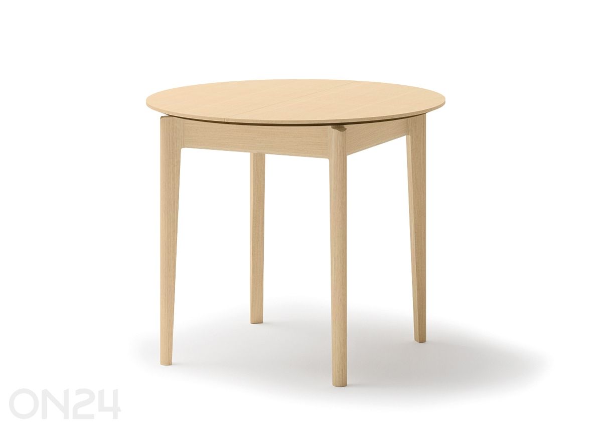 Удлиняющийся обеденный стол Plot Ø 90x90/210 см увеличить