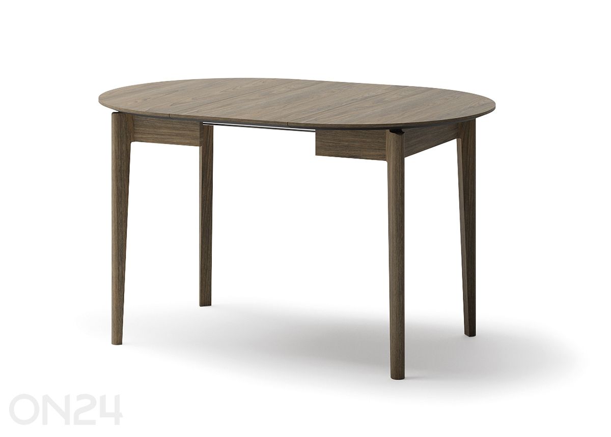 Удлиняющийся обеденный стол Plot Ø 90x90/210 см увеличить