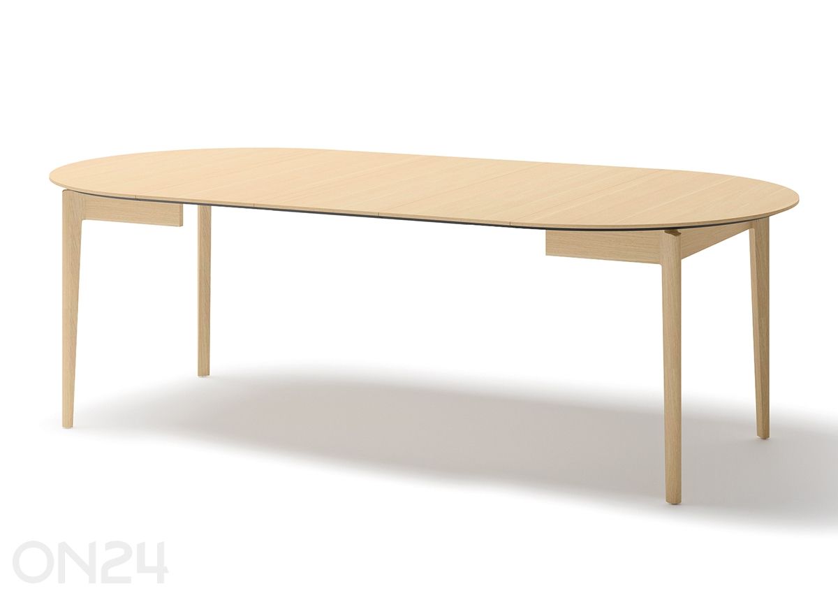 Удлиняющийся обеденный стол Plot Ø120x120/240 см увеличить