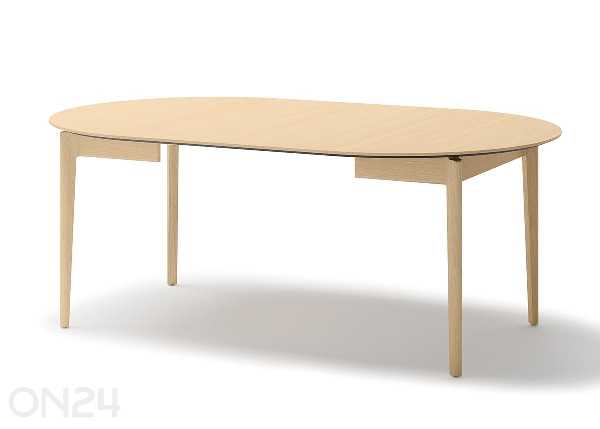 Удлиняющийся обеденный стол Plot Ø120x120/240 см увеличить