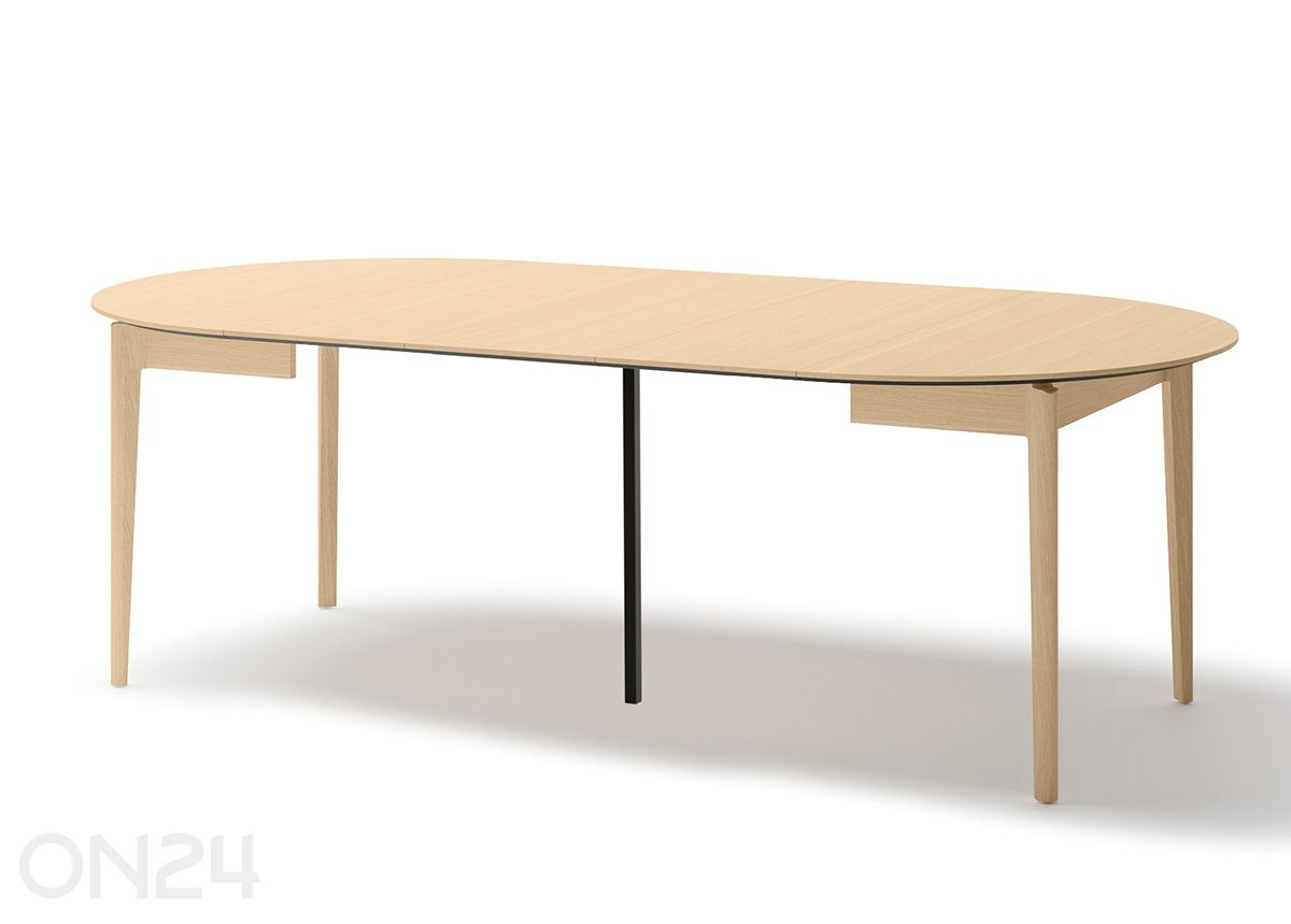 Удлиняющийся обеденный стол Plot Ø120x120/240 см увеличить