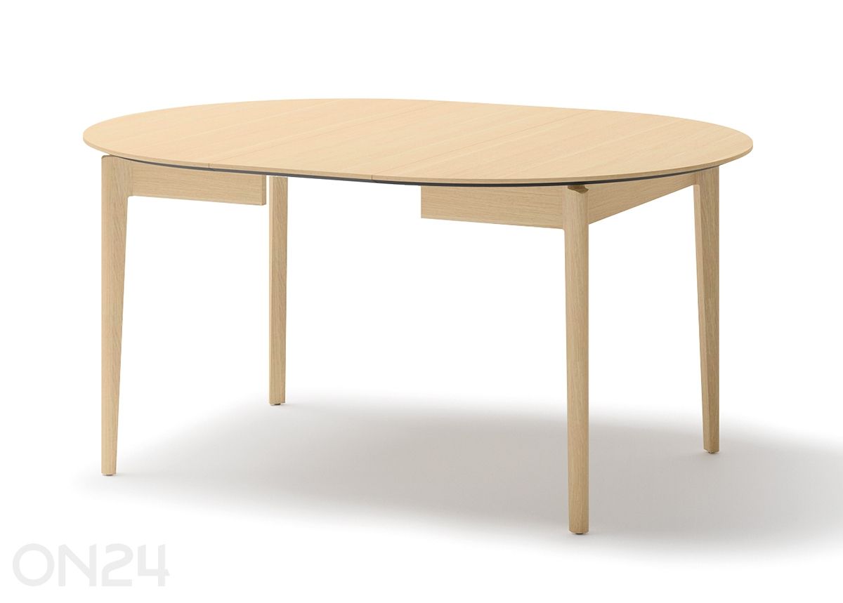 Удлиняющийся обеденный стол Plot Ø120x120/240 см увеличить