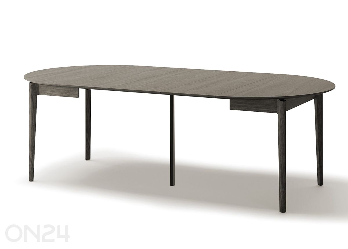 Удлиняющийся обеденный стол Plot Ø120x120/240 см увеличить