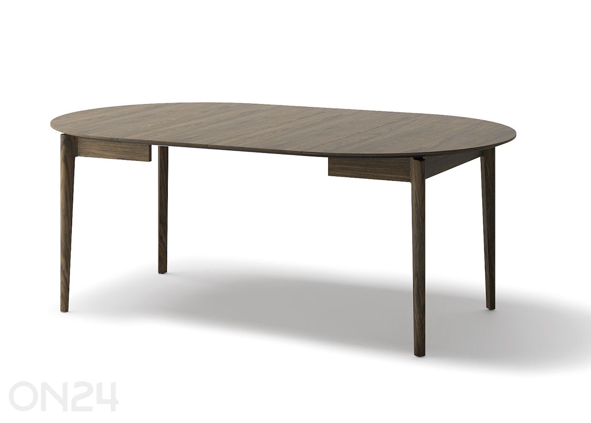 Удлиняющийся обеденный стол Plot Ø120x120/240 см увеличить