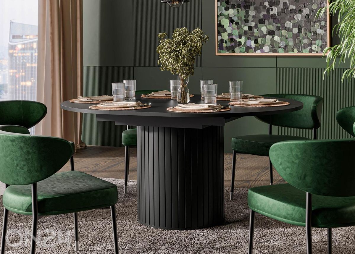 Удлиняющийся обеденный стол Zante 120x120/160 см увеличить