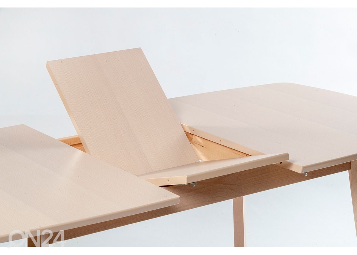 Удлиняющийся стол Bari + 4 стула Modena, белый бук увеличить