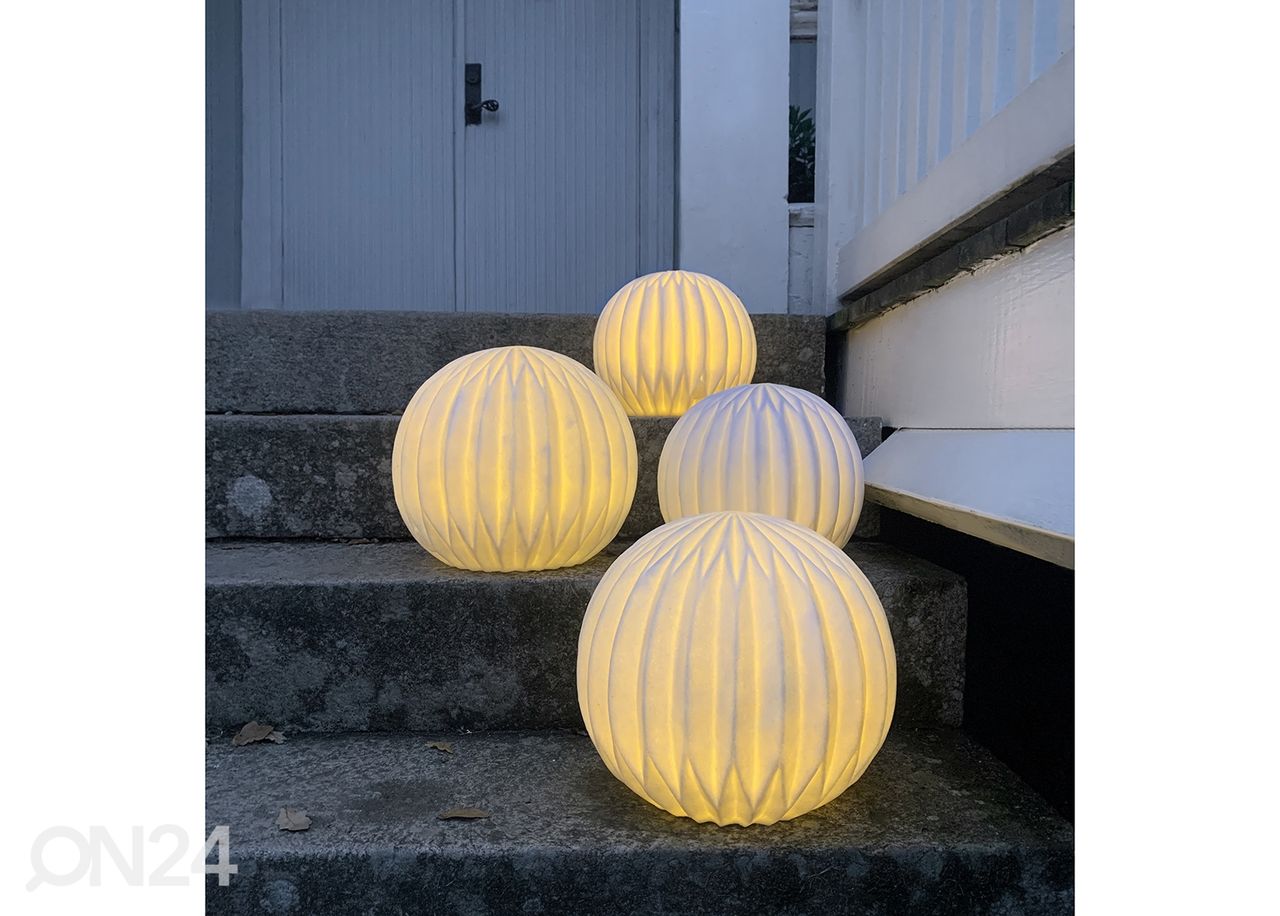 Уличный декоративный светильник Sandy Ø25,5 cm, белый увеличить