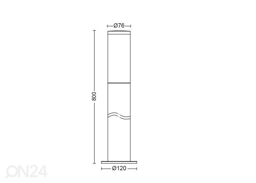 Уличный светильник Philips Utrecht E27 увеличить