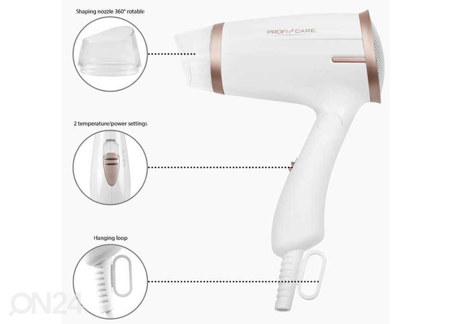Фен ProfiCare PCHT3009W увеличить