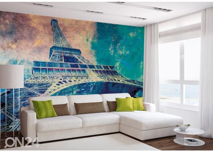 Флизелиновые фотообои Eiffel Tower Abstract I 150x250 см увеличить