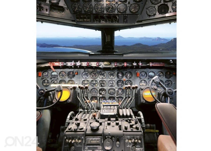 Флисовые обои Cockpit view 225x250 см увеличить