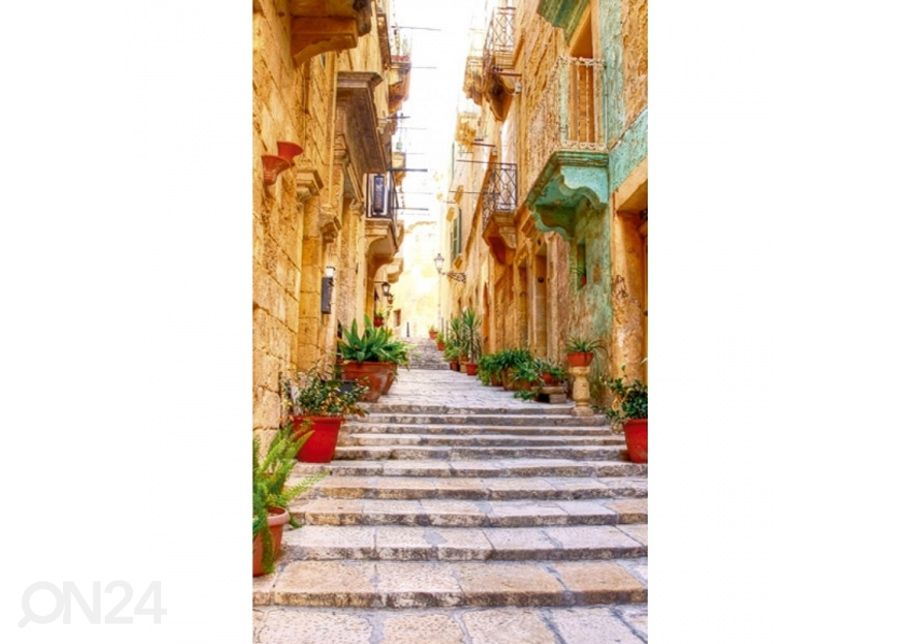 Флисовые обои Narrow street 225x250 см увеличить