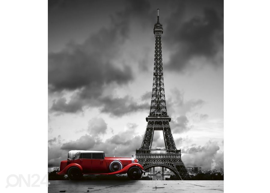 Флисовые обои Retro car in paris 150x250 см увеличить