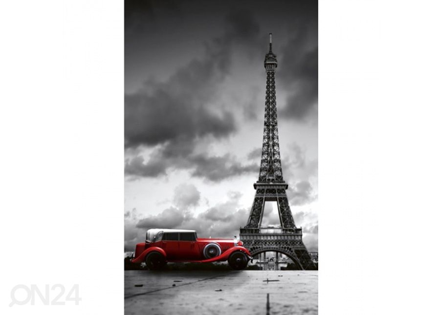 Флисовые обои Retro car in paris 150x250 см увеличить