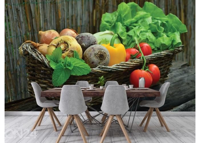 Флисовые фотообои Vegetables 400x260 см увеличить