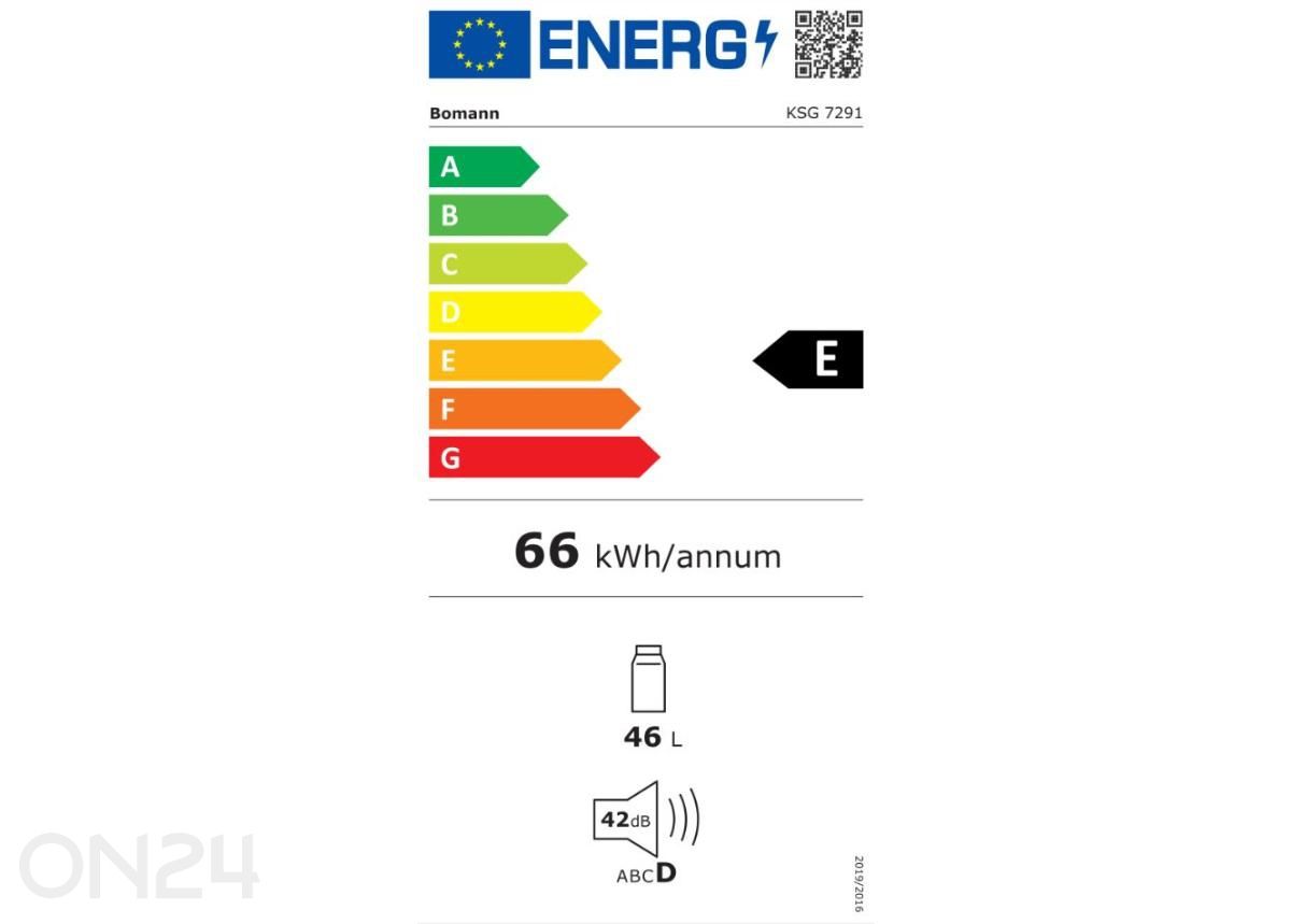 Холодильник со стеклянной дверью Bomann KSG7291 увеличить