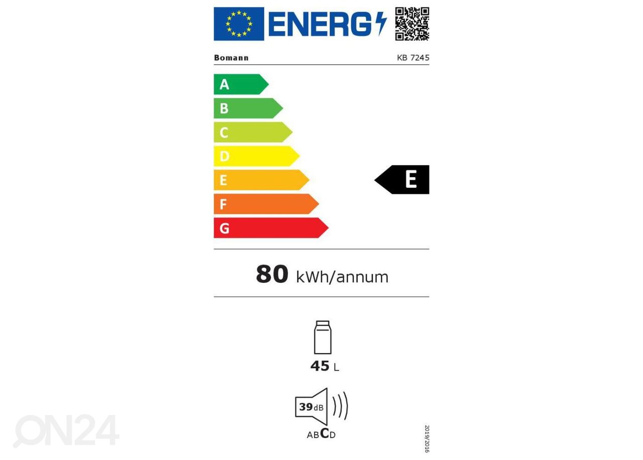 Холодильник Bomann KB7245IX увеличить