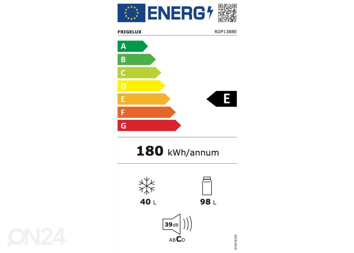 Холодильник Frigelux RDP138BE увеличить