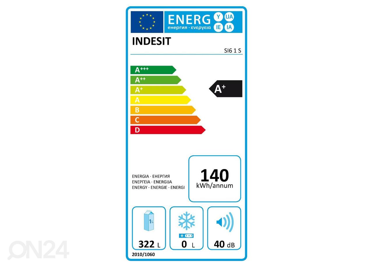 Холодильник Indesit увеличить